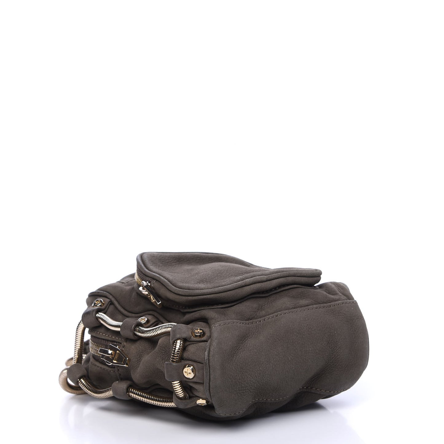 Suede Mini Brenda Camera Bag Brown