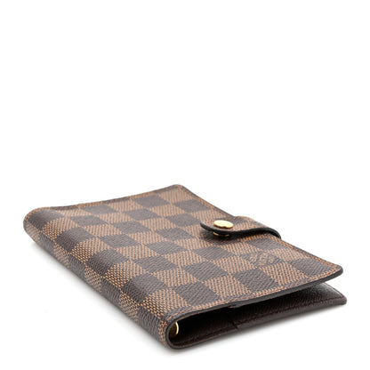 Louis Vuitton Damier Ebene Small Ring Agenda Cover 4 of 7