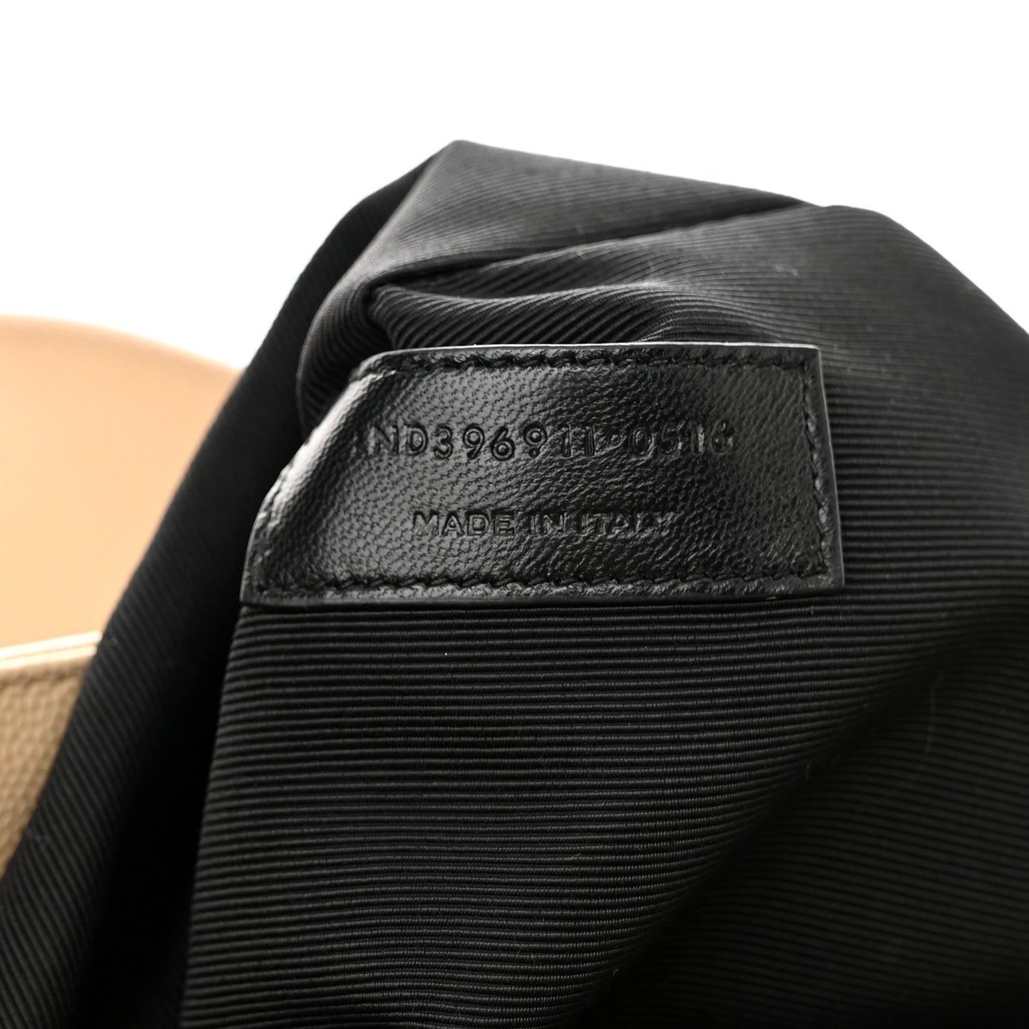 Grain De Poudre Matelasse Chevron Monogram Shopping Bag Nude Powder