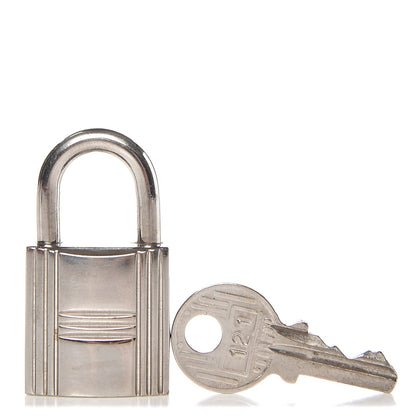Hermes Palladium Cadena Lock and Key Set 1 of 3