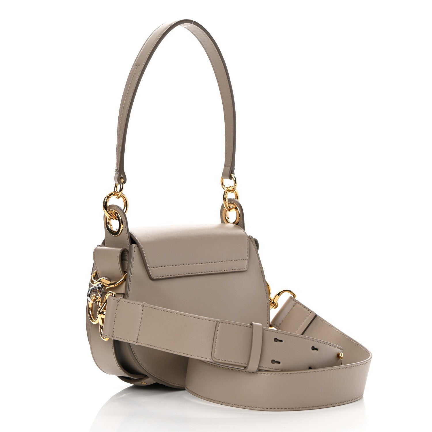 Chloe Calfskin Small Tess Bag Motty Grey 3 of 11