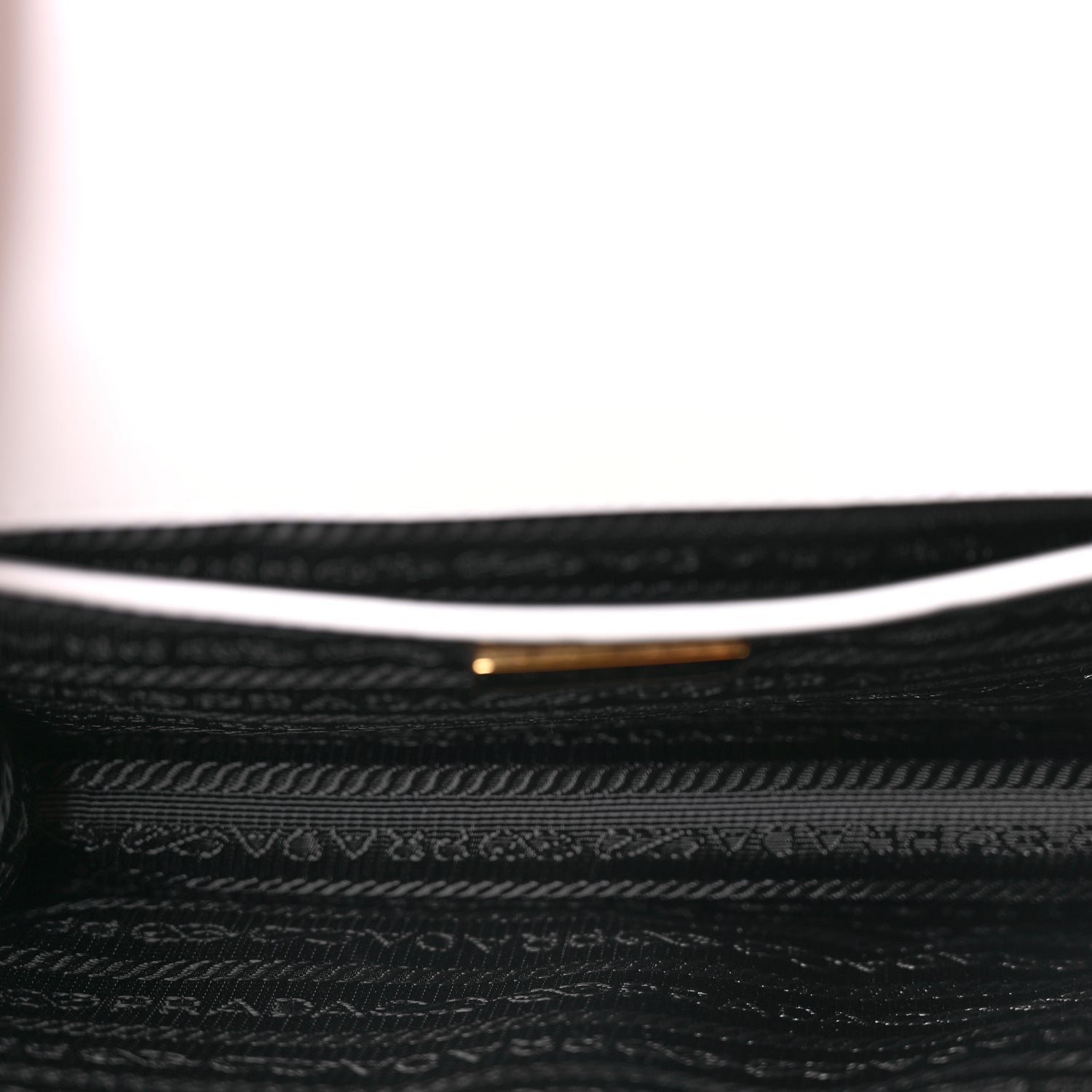 Prada Saffiano Chain Shoulder Bag  White 4 of 8