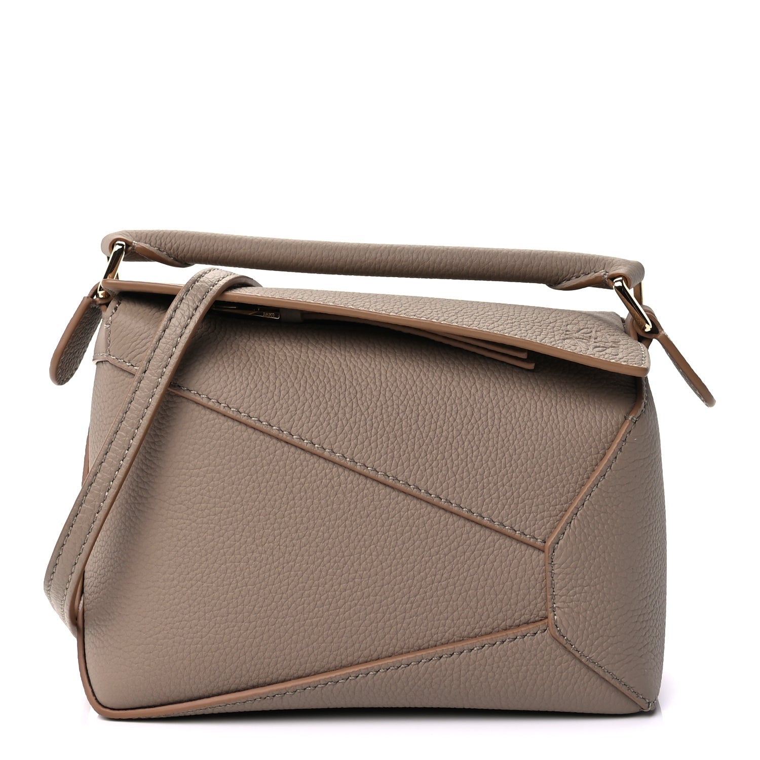 Loewe Calfskin Mini Puzzle Bag  Sand 1 of 8