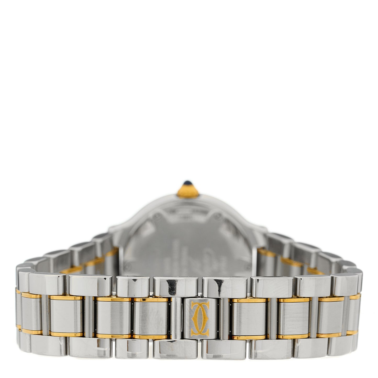 Stainless Steel 18K Yellow Gold 28mm Must de 21 Quartz Watch