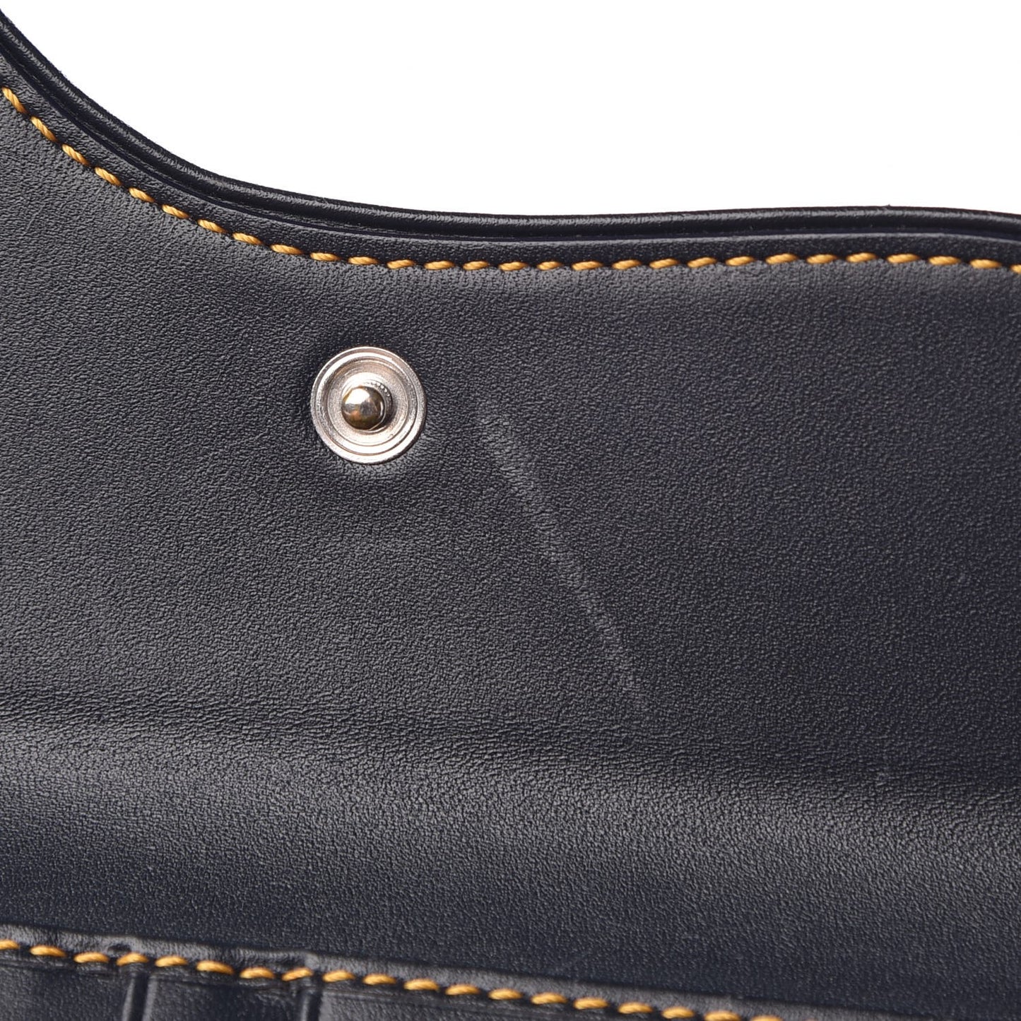 Monogram Saddle Wallet Navy