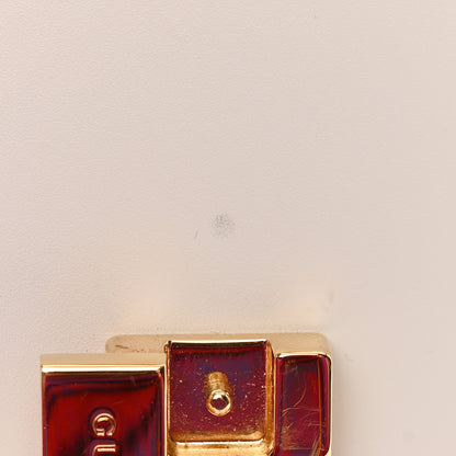 Gucci Calfskin Mini Sylvie Top Handle Bag White 13 of 15