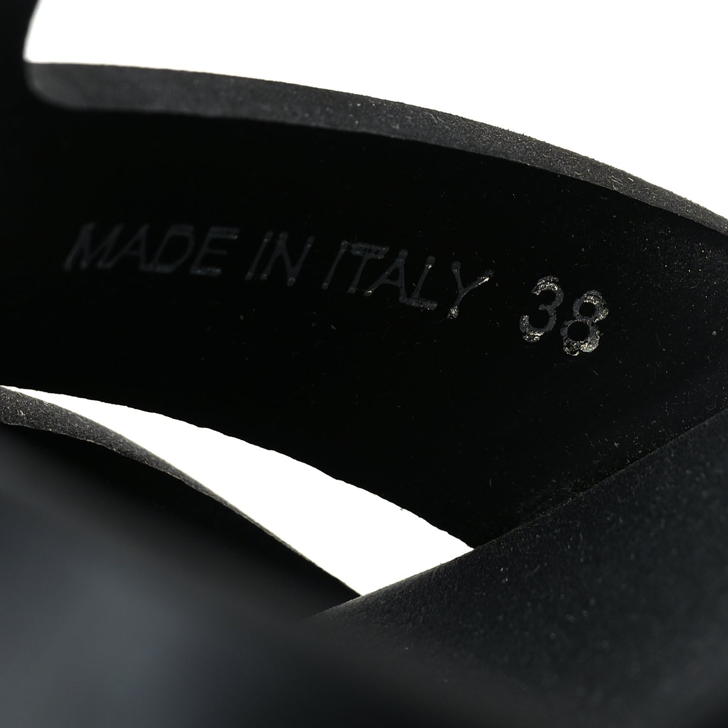 Prada Foam Rubber Metal Triangle Logo 50mm Cage Sandals 38  Black 8 of 8