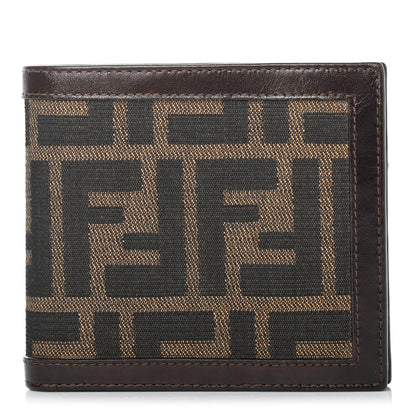 Fendi Zucca Bi-Fold Wallet Tobacco 1 of 5