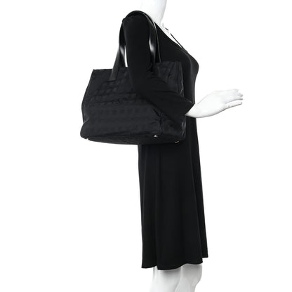 Chanel Nylon Medium Travel Tote Black 2 of 10