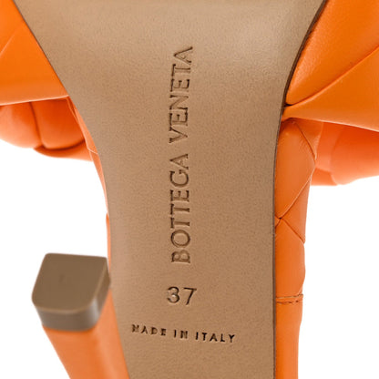 Bottega Veneta Nappa Maxi Intrecciato Lido Mule Sandals 37 Tangerine 6 of 7