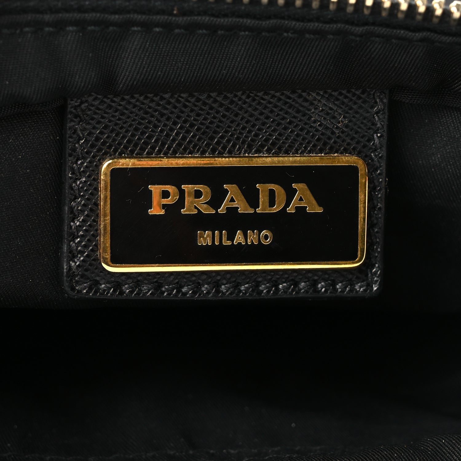 Prada Nylon Vela Flat Messenger Bag Black 5 of 11