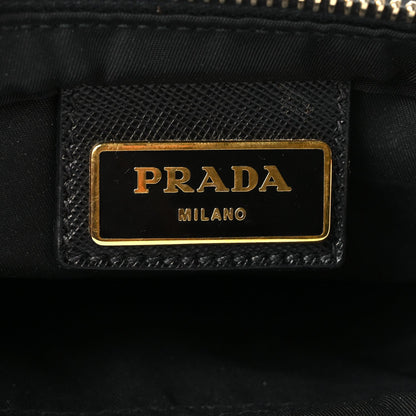 Prada Nylon Vela Flat Messenger Bag Black 5 of 11