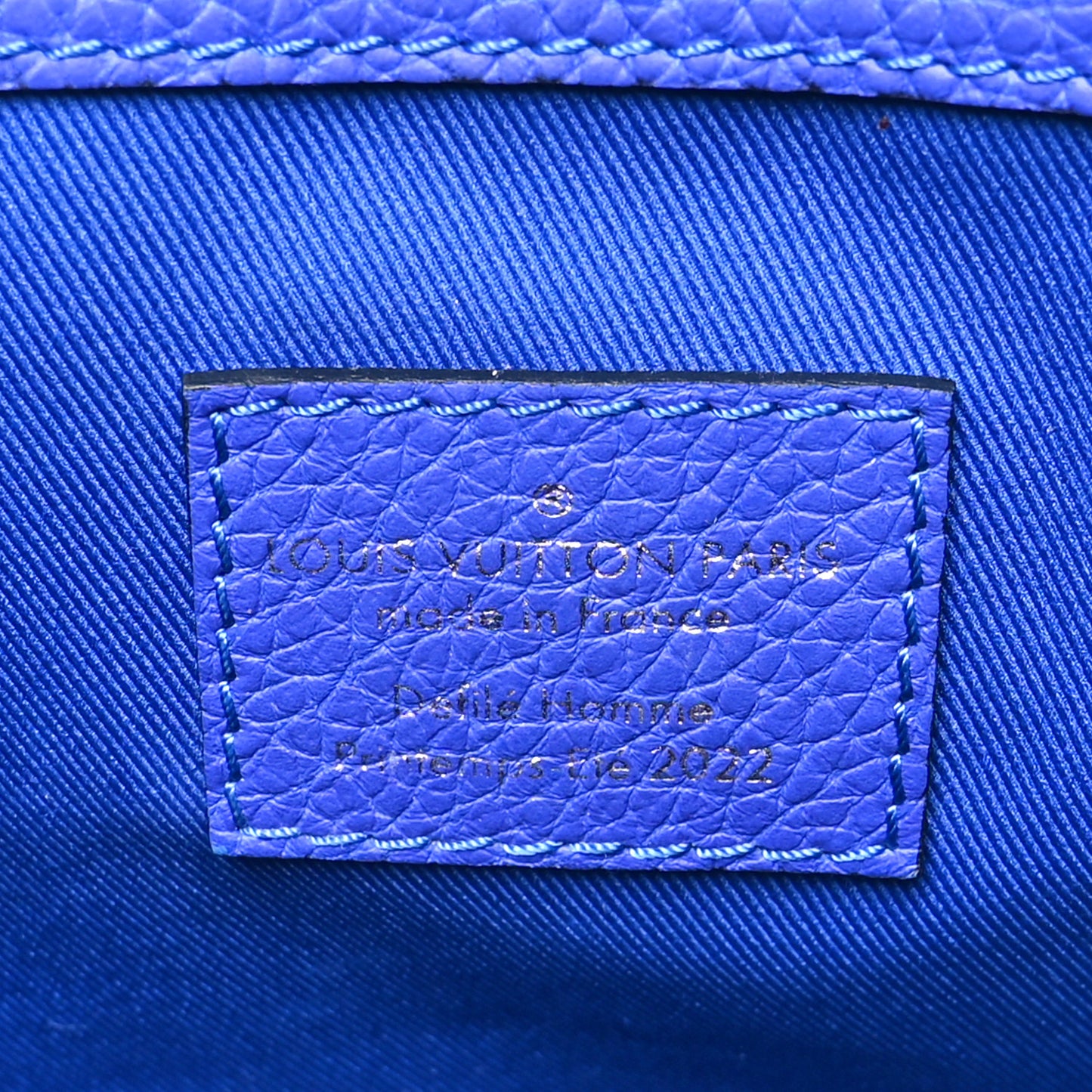 Taurillon Illusion Keepall Bandouliere 50 Bleu Rose