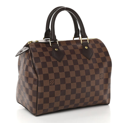 Louis Vuitton Damier Ebene Speedy 25 3 of 9