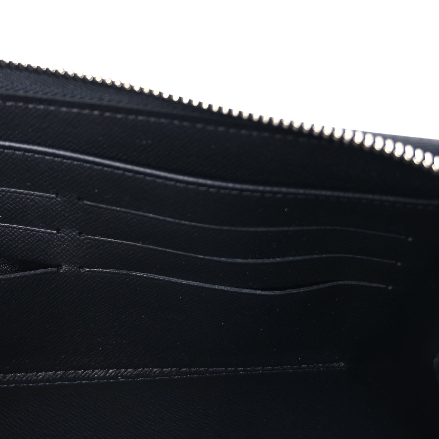 Louis Vuitton Taiga Zippy Organizer Wallet Black 5 of 7