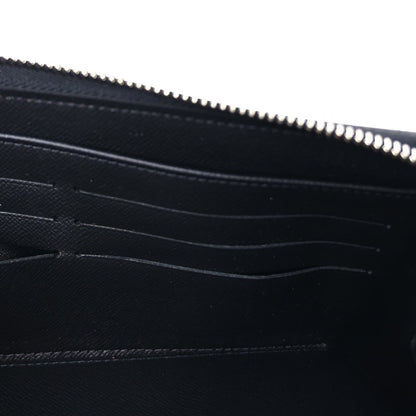 Louis Vuitton Taiga Zippy Organizer Wallet Black 5 of 7