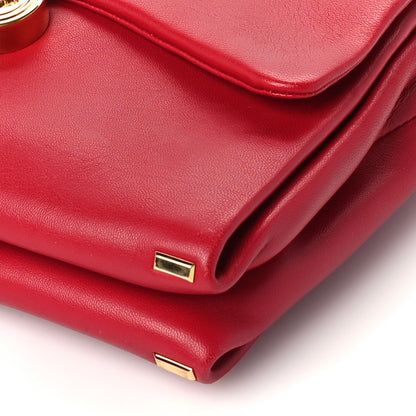 Versace Lambskin Kleio Shoulder Bag Lipstick Red 8 of 8