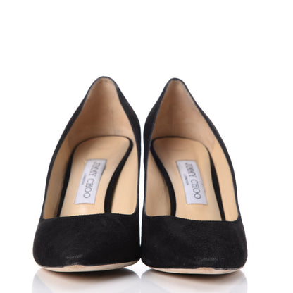 Jimmy Choo Suede Romy 85 Pumps 39 Black 2 of 13