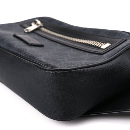 Gucci Soft GG Supreme Monogram Web Belt Bag Black Grey 8 of 8
