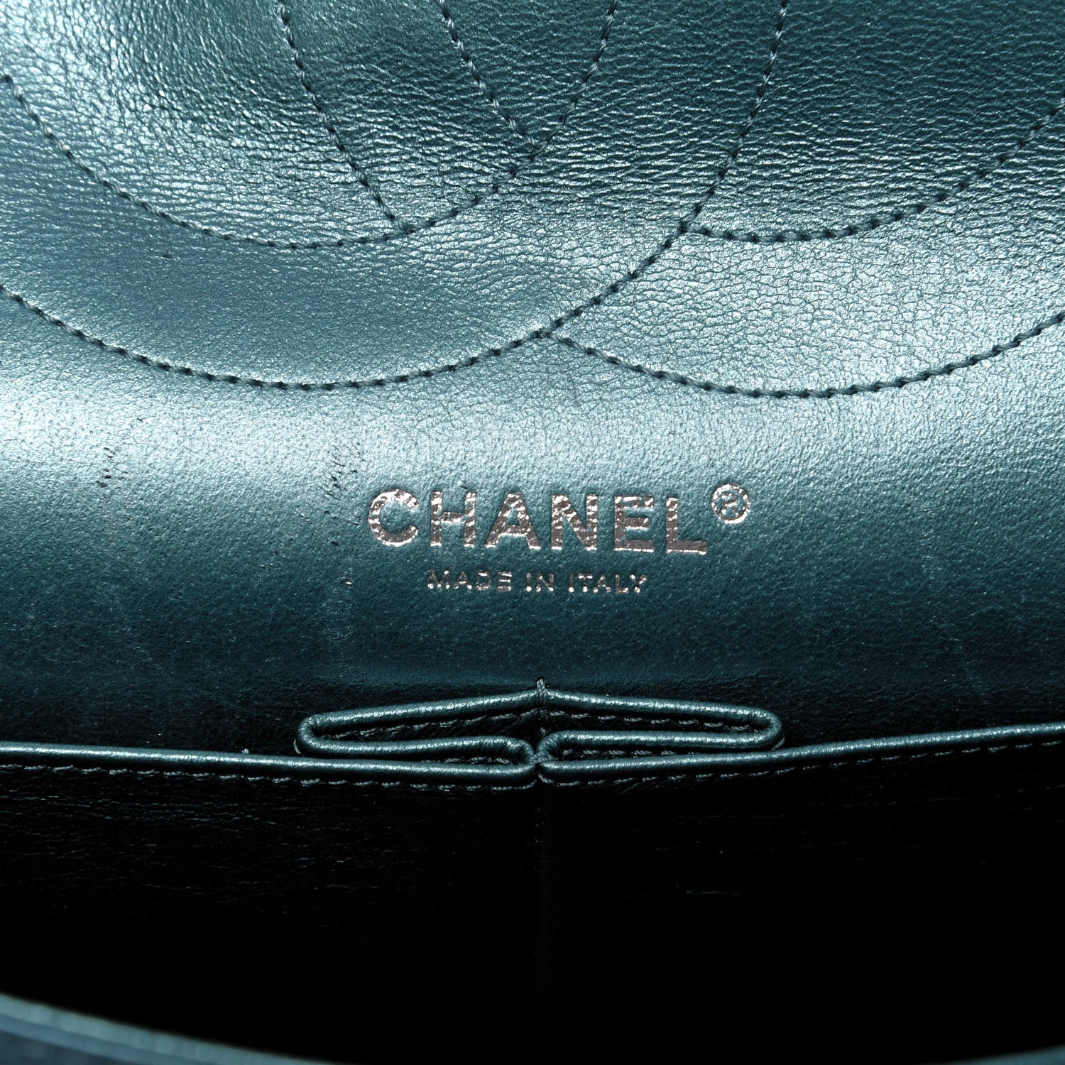 Chanel Metallic Calfskin Quilted 2.55 Reissue 227 Flap Turquoise 7 of 14