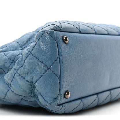 Chanel Calfskin Medium Stitch It Tote Blue 9 of 10