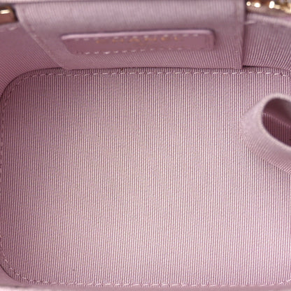 Chanel Caviar Quilted Mini Vanity Case With Chain Light Pink 5 of 10
