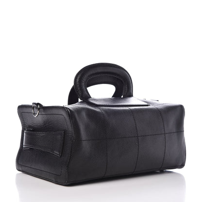 Chanel Caviar Square Stitched Tote Black 3 of 7