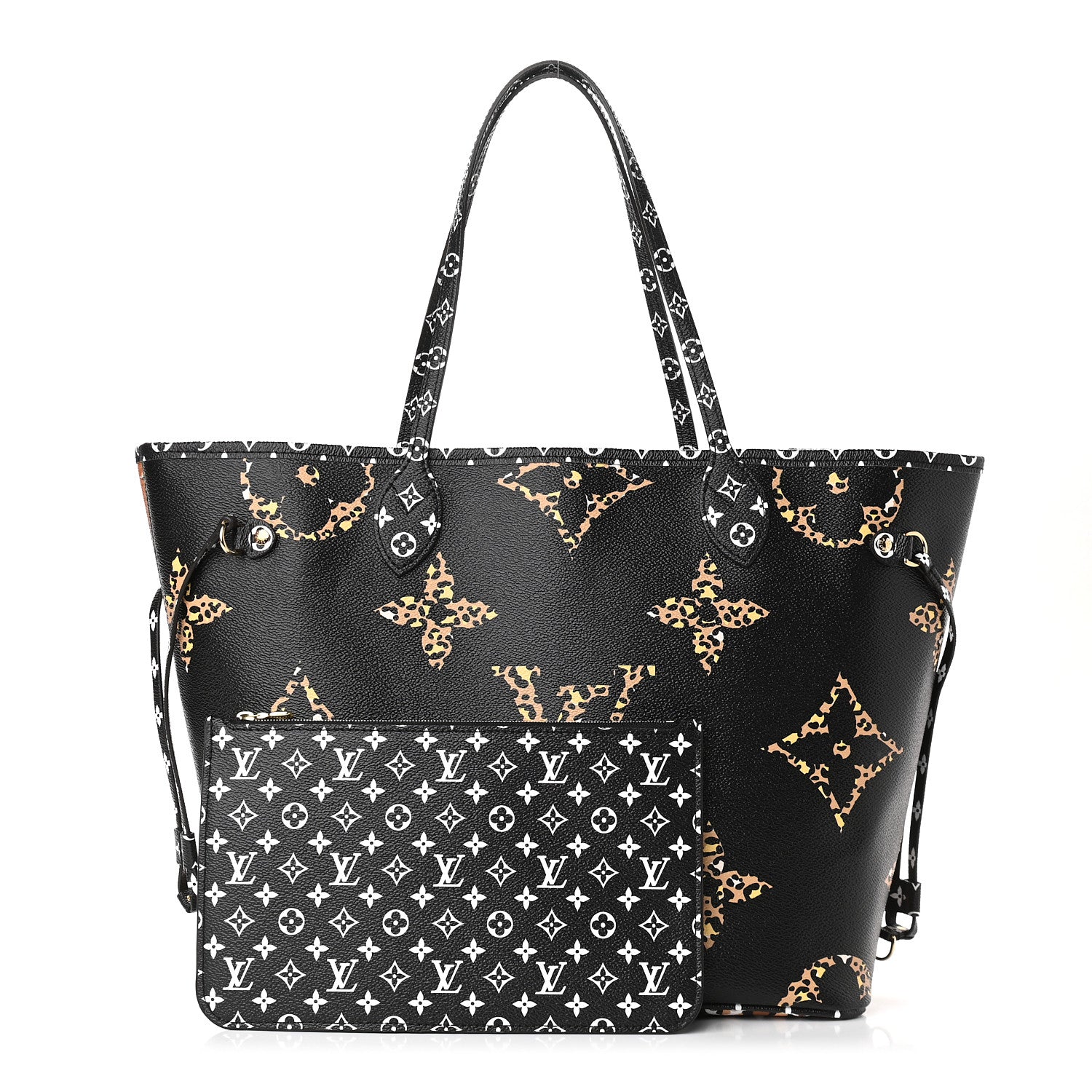 Louis Vuitton Monogram Giant Jungle Neverfull MM Black 1 of 10