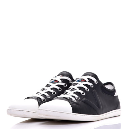 Louis Vuitton Lambskin Baseball Sneakers 9.5 Black 3 of 7