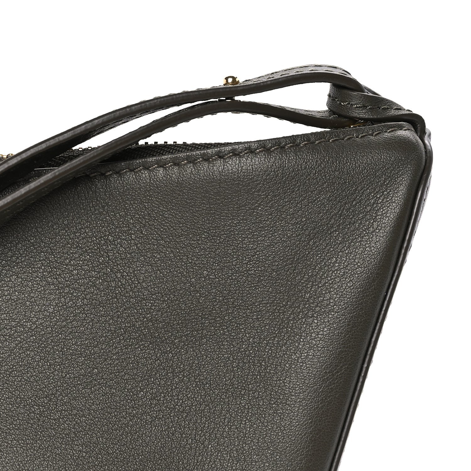 Loewe Calfskin Mini Hammock Hobo Dark Khaki Green 6 of 7