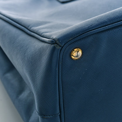 Prada Saffiano Lux Extra Large Galleria Double Zip Tote Bluette 6 of 12