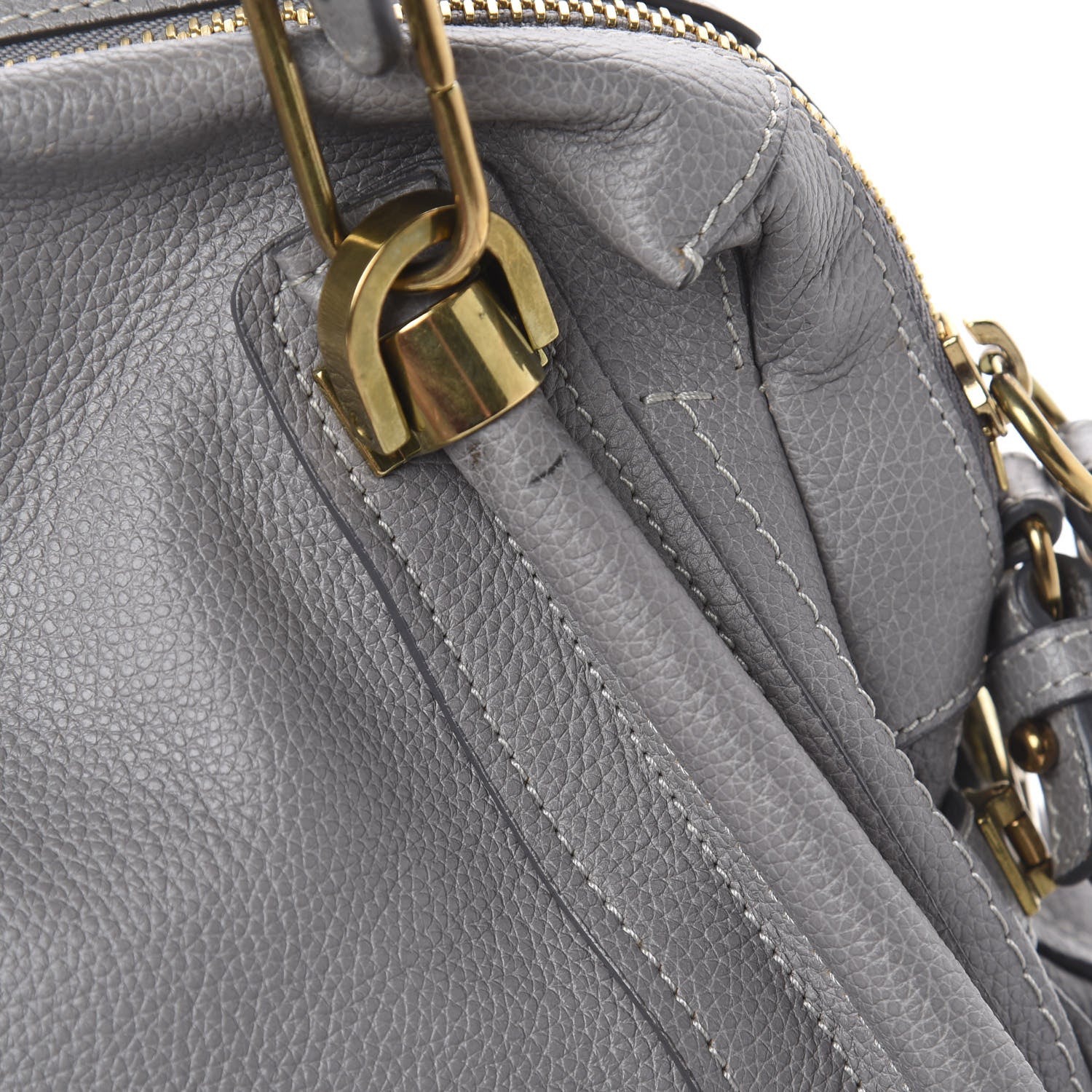 Chloe Calfskin Medium Paraty Cashmere Grey 13 of 16