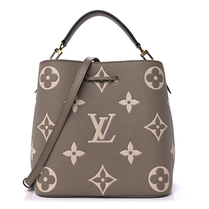 Louis Vuitton Empreinte Monogram Giant Neonoe MM Tourterelle Creme 2 of 9