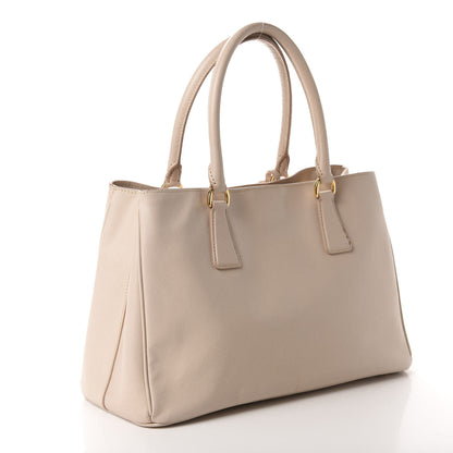 Prada Saffiano Lux Medium Tote Sabbia 3 of 14