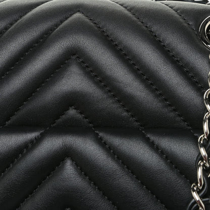 Chanel Calfskin Chevron Quilted Small Urban Spirit Backpack Black 13 of 14