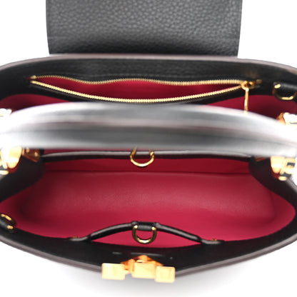 Louis Vuitton Taurillon Capucines BB Black 5 of 9