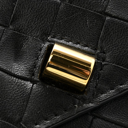 Bottega Veneta Nappa Intrecciato Long Andiamo Top Handle Clutch Black 8 of 9