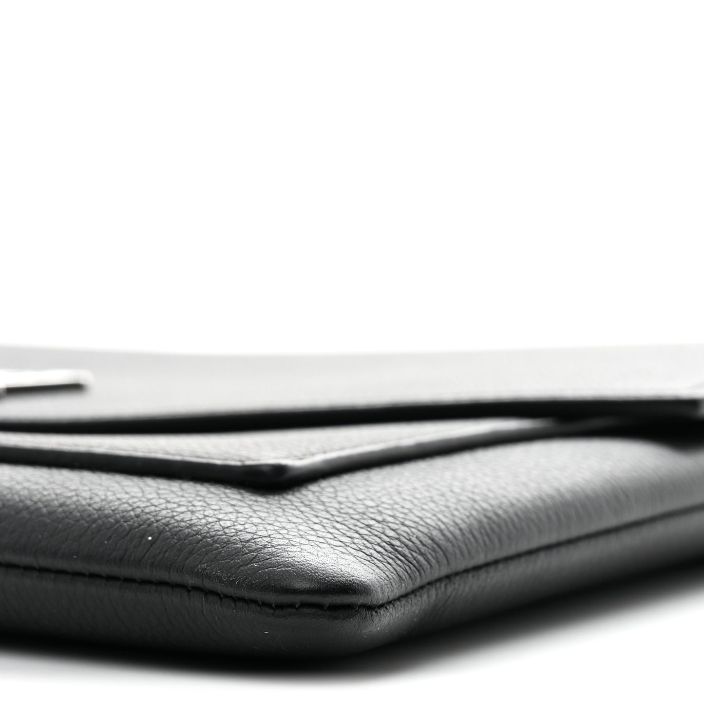 Soft Calfskin My Lockme Chain Pochette Black