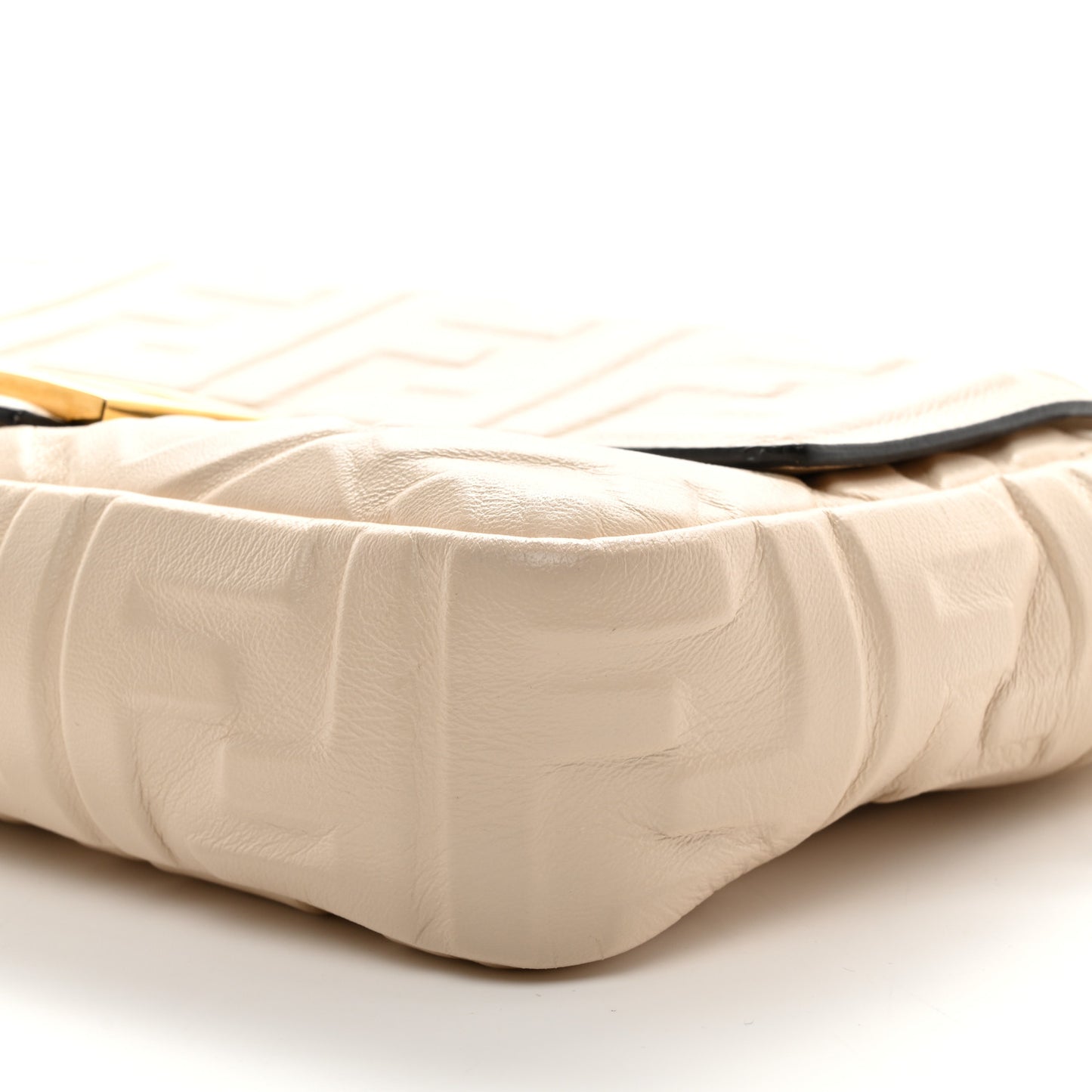 Nappa FF 1974 Embossed Baguette Camelia