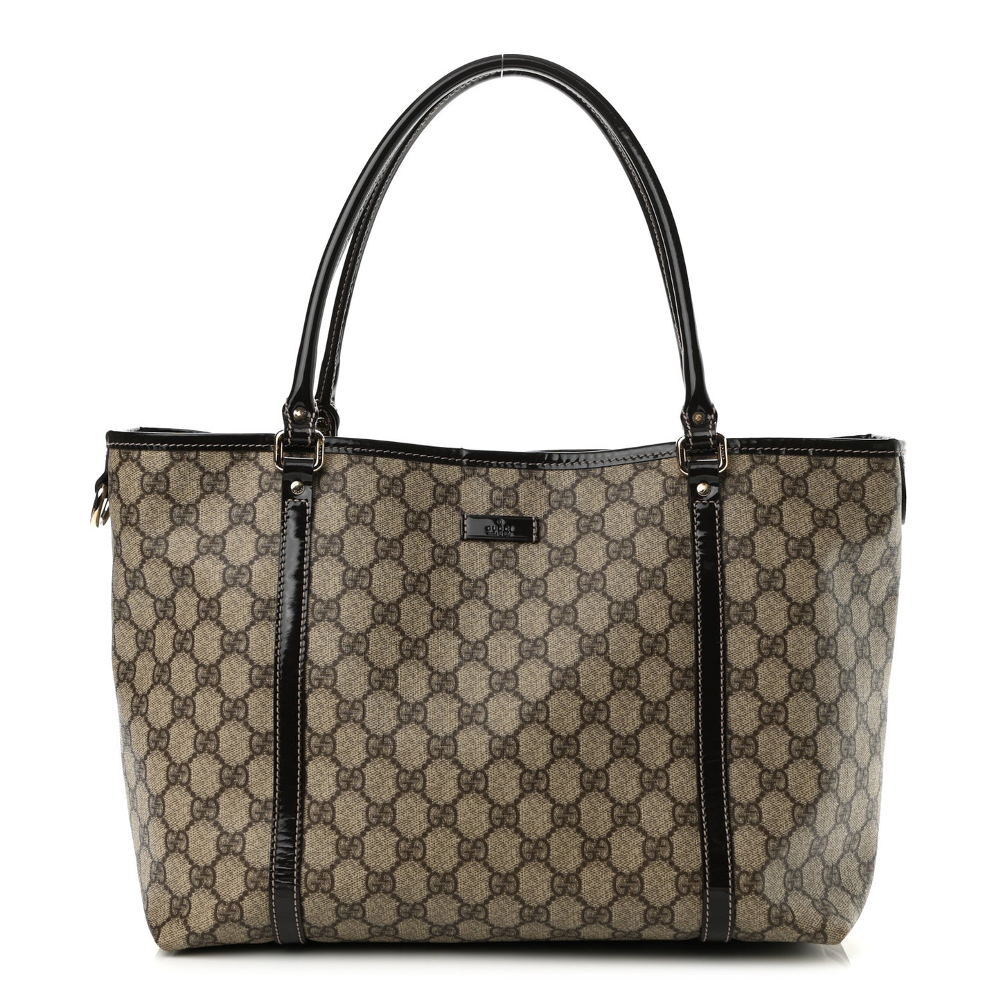 GG Plus Monogram Medium Joy Tote Dark Brown