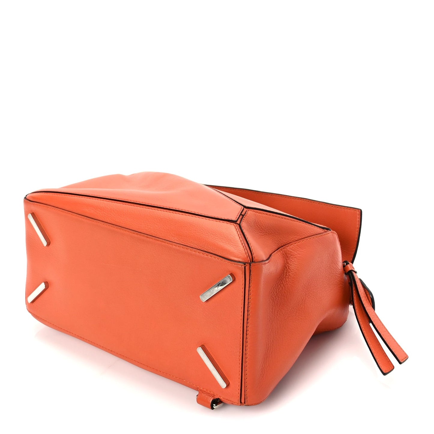 Calfskin Medium Puzzle Bag Orange