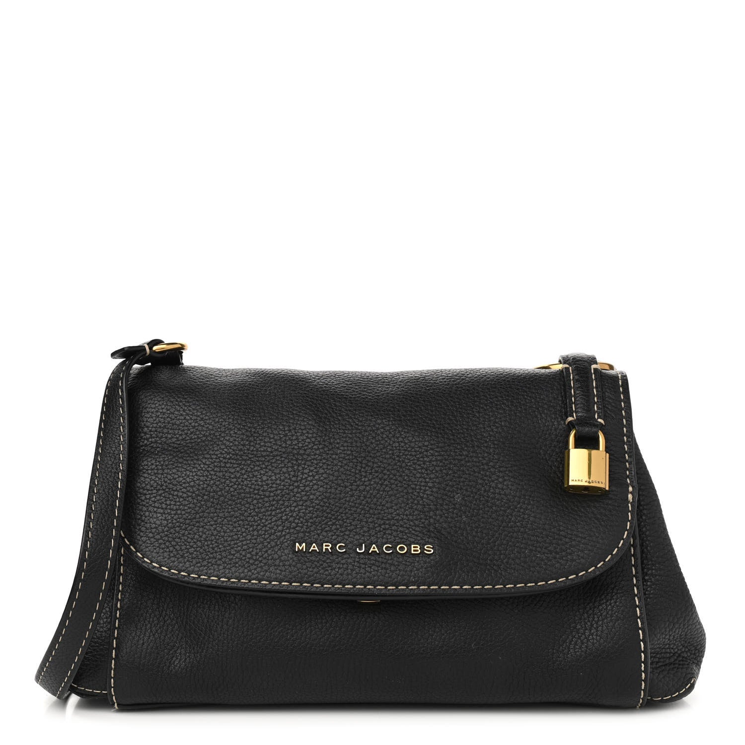 Marc Jacobs Calfskin Crossbody Bag Black 1 of 13