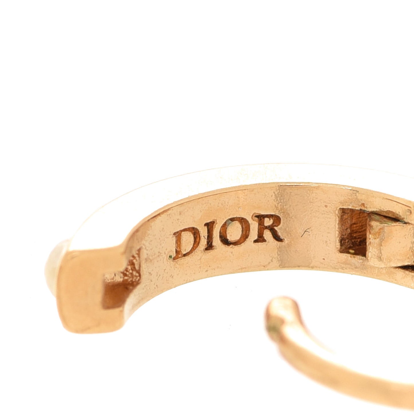 Pearl Hoop Earrings Gold