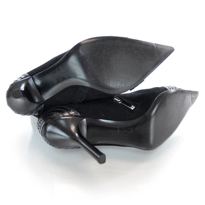 Christian Dior Suede Ankle Boots 37.5 Black 4 of 6