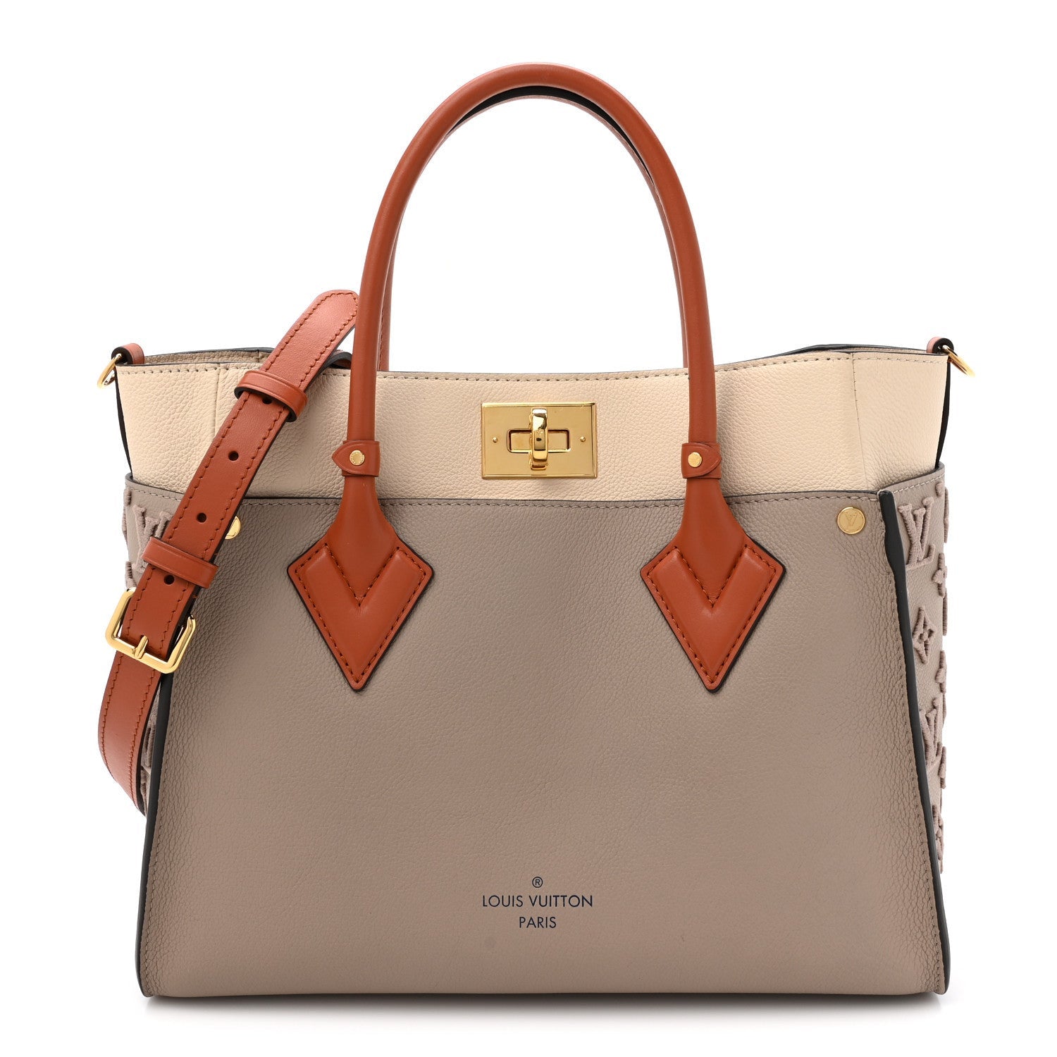 Louis Vuitton Calfskin Monogram Tufting On My Side Galet 1 of 7