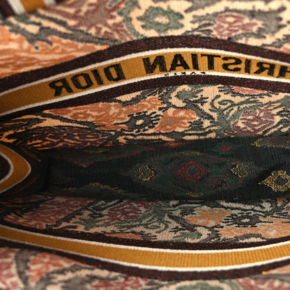 Christian Dior Canvas Embroidered Large Paisley Book Tote Multicolor 4 of 8