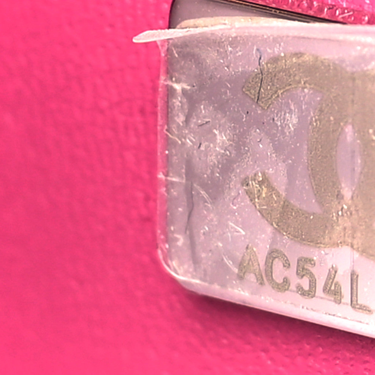 Metallic Tweed Quilted Mini Rectangular Flap Pink