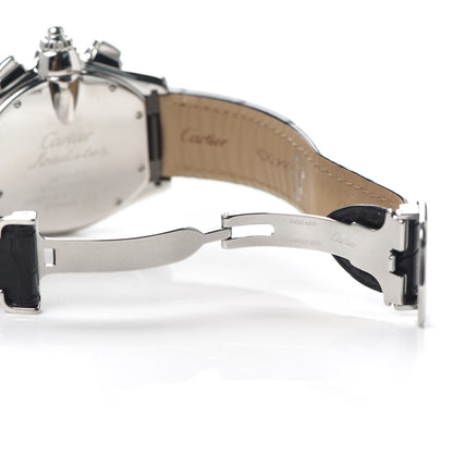 Cartier Stainless Steel Alligator 42mm Roadster Chronograph Automatic Watch 5 of 6