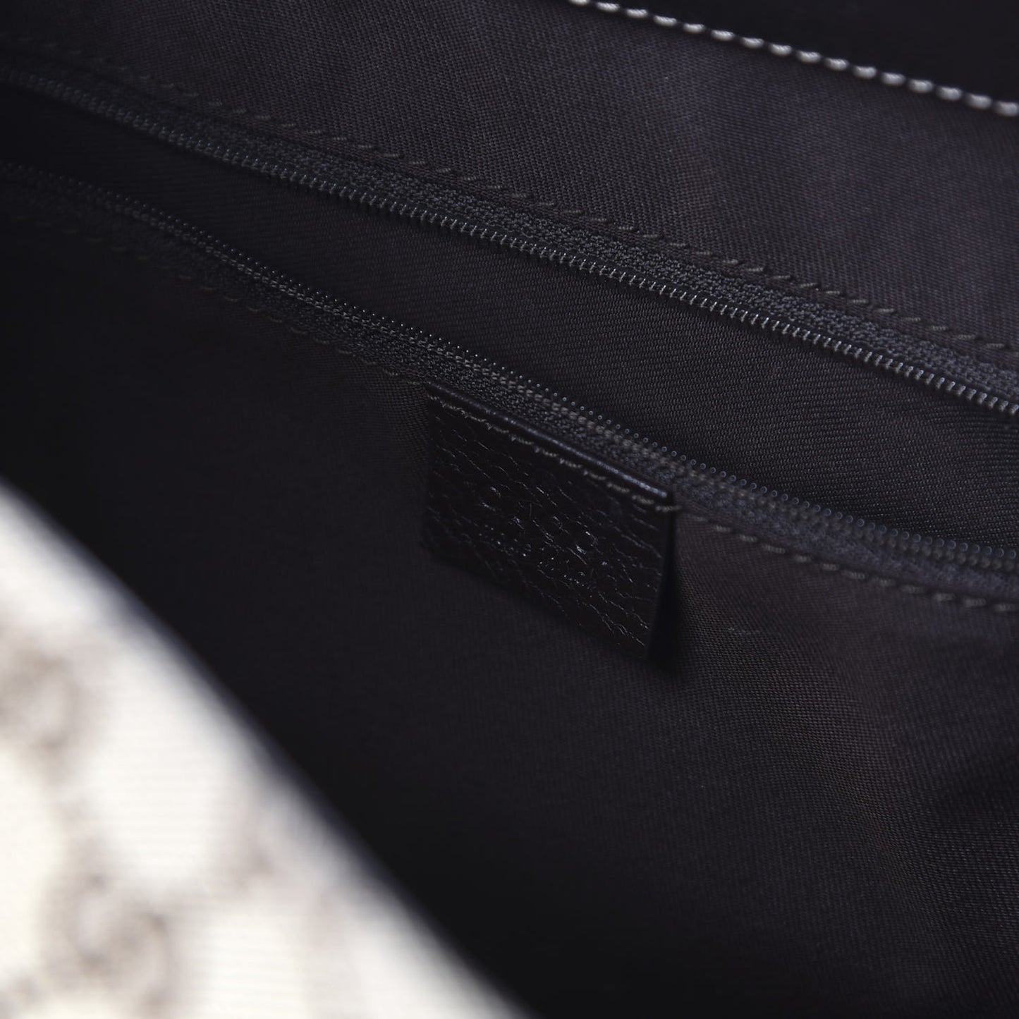 Monogram Large New Ladies Web Hobo Dark Brown