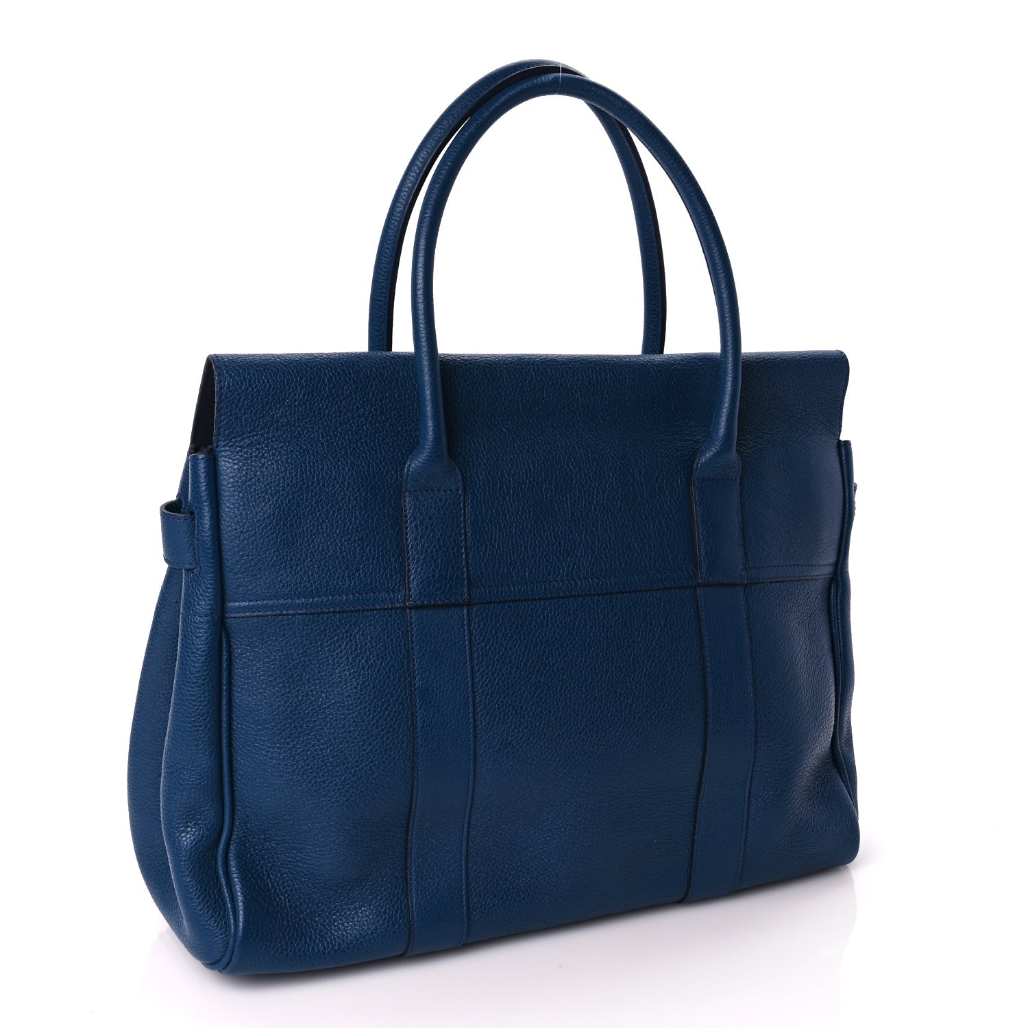 Mulberry Small Classic Grain Bayswater Midnight Blue 2 of 8